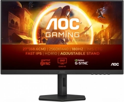 Igralni monitor AOC 27″ 180 Hz s panelom Fast IPS in višinsko nastavljivim stojalom (HDMI/DP)