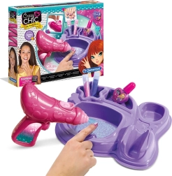 Clementoni Crazy Chic bleščeči nohti – kreativni komplet za okraševanje nohtov za otroke