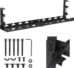 Podmizni organizator kablov z nastavljivo letvijo