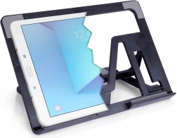 Nastavljivo stojalo za tablico, črno, zložljivo 26 × 18,5 cm