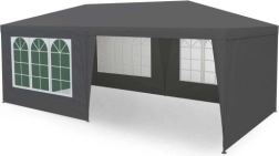 Vrtni komercialni paviljonski šotor 3x6 m, siv
