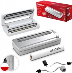 Vakuumski varilec živil 120 W s priborom, bel