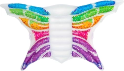 Napenljiv ležalnik mavrični metulj 294 × 193 cm