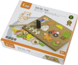 Lesena korkasta pribijača kmetija Viga Montessori