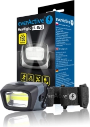 Naglavna svetilka LED 150 lm EVERACTIVE HL-150