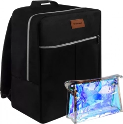 potovalni nahrbtnik s kozmetično torbico 38 × 24 × 18 cm