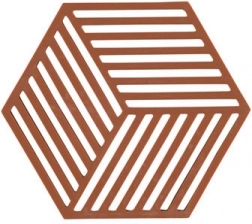 Podstavek za vroče posode Zone Hexagon – Opečnata