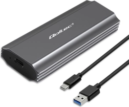 Ohišje za disk Qoltec za M.2 SSD SATA NVMe USB-C 2TB