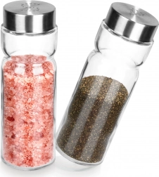 Steklena solnica in poprnica 170 ml, komplet 2 kos VILDE