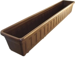 Plastično korito GARDEN 80 cm rjavo