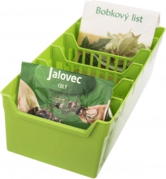 Zeleni kuhinjski organizator za začimbe 30 × 13 × 8 cm