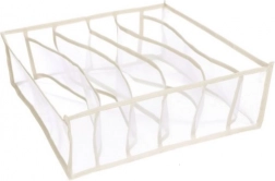 Organizator za omaro s 6 predelki za spodnje perilo – bel