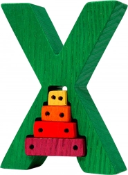 Vstavljanka Fauna Abeceda črka X ksilofon