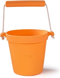 Silikonsko plažno vedro oranžno BIGJIGS TOYS