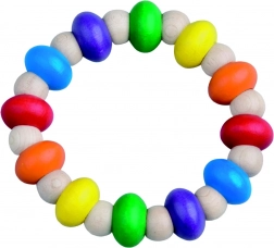 DETOA upogljiv lesen obroček 9 cm za otroke od 6 mesecev