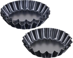 Orion metal tartlet tins 9 cm - 6 pcs