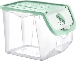 Shrambna škatla za sadje in zelenjavo s pokrovom 12 l, mentol