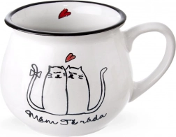 Keramična skodelica z mačkami 300 ml