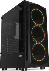 Računalniško ohišje iBOX Lupus 27 s kaljenim steklom in RGB ventilatorji