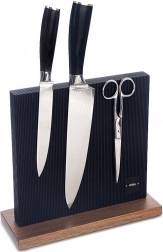 Obojestransko magnetno stojalo za nože Black 24 × 24 cm