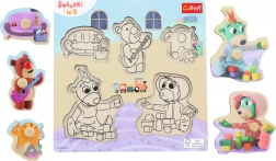 Lesena sestavljanka Bobaski i Miś – 5 kosov