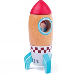 Lesena raketa za otroke