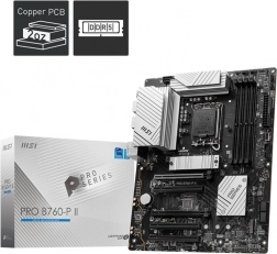 MSI PRO B760-P II – osnovna plošča ATX z LGA 1700, DDR5, HDMI/DP