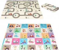 Zložljiva dvostranska penasta izobraževalna podloga 178×198 cm s torbo