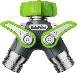 Dvojni razdelilnik vrtne cevi RainPoint