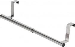 Nastavljiv vratni obešalnik iz nerjavnega jekla 25–40 cm, srebrn