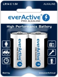 Alkalne baterije C (LR14) everActive, blister 2 kos