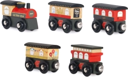 Le Toy Van leseni vlakec Royal Express z vagoni
