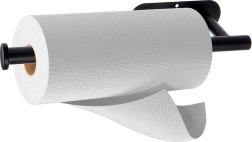 Stenski nosilec za papirnate brisače RADKA, kovinski, črn