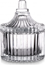 Steklena posodica za sladkor s pokrovom 80 ml