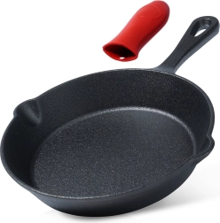 Litoželezna ponev s silikonskim nastavkom 20 cm