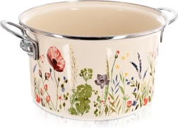 Cream Enamel Pot Maki 26 cm, 6.5 l