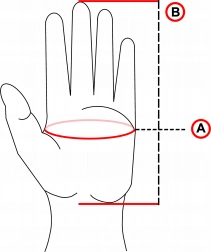 Zimske športne rokavice na dotik XL – podložene in vodoodporne