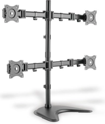 Stojalo za štiri monitorje, 27 palcev, 360° vrtljivo
