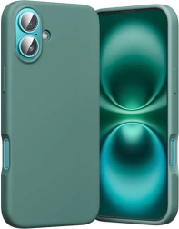 Silikonski ovitek Vention za iPhone 16 Plus z MagSafe, zelen