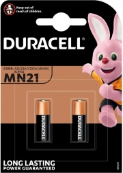 Alkalne baterije Duracell MN21 v pretisnem omotu, 2 kosa