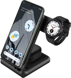 Brezžični polnilec 3-v-1 za iPhone, Samsung in Android, Galaxy Watch in TWS slušalke
