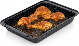 Pekač z rešetko z granitnim nelepljivim premazom 37,5 × 25,5 × 5 cm