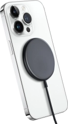 Magnetni brezžični polnilec MagSafe 15 W – grafitni