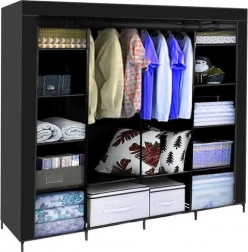 Tekstilna omara XXL 170x170 cm Ruhhy