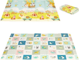 Zložljiva dvostranska izobraževalna penasta podloga z vrečko ECOTOYS