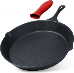 Železna ponev s silikonskim nastavkom CAST LINE 30 cm