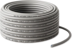 Omrežni kabel UTP Cat6 25 m – bakren, 1 Gb/s, siv