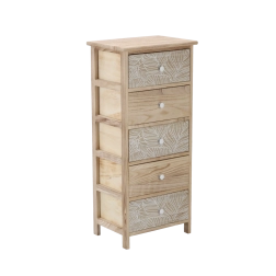 Komoda Luiza s 5 predali iz pavlovnije 40 × 29 × 90 cm
