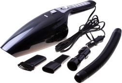 Ročni brezvrečkovski avtomobilski sesalnik 12 V – črn