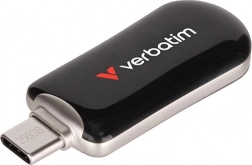 USB‑C ključ VERBATIM Plectra 128 GB (100 MB/s) črn